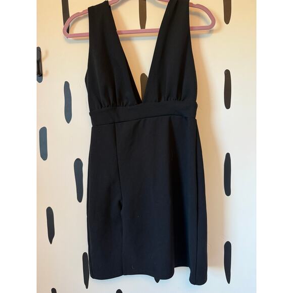 NASTY‎ GAL “Deep On Dancing” Black Mini Dress – Size US 6 / UK 10 - Picture 2 of 4